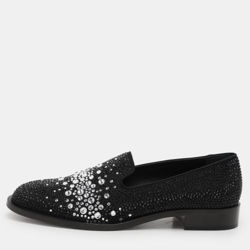 Crystal Embellished Smoking Slippers Size 42 - Giuseppe Zanotti - Modalova