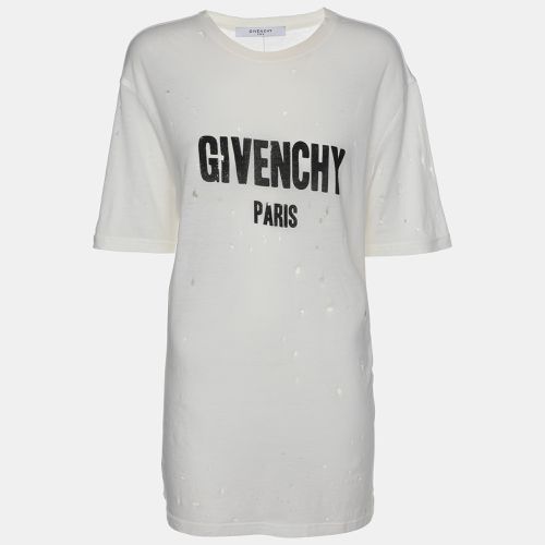 Cotton Ripped T-shirt M - Givenchy - Modalova