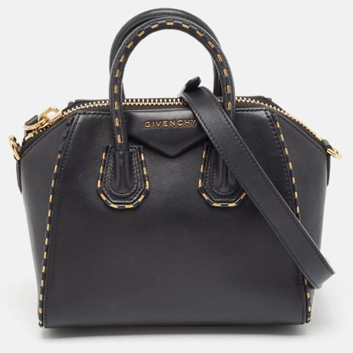 Gold Leather Mini Antigona Satchel - Givenchy - Modalova