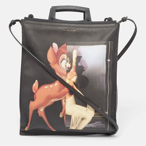 Leather Bambi Print Vertical Tote - Givenchy - Modalova