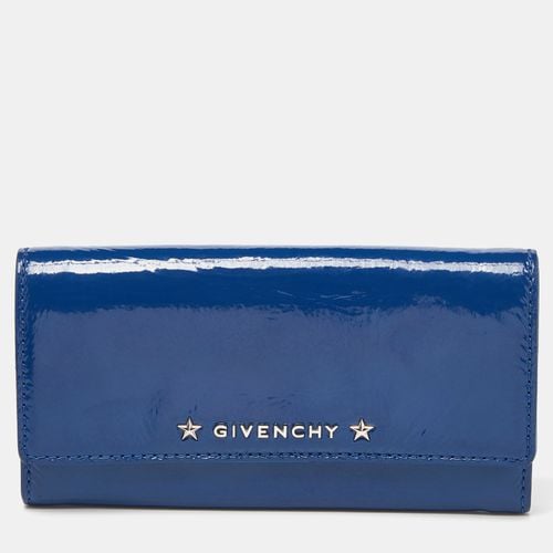 Patent Leather Logo Flap Continental Wallet - Givenchy - Modalova