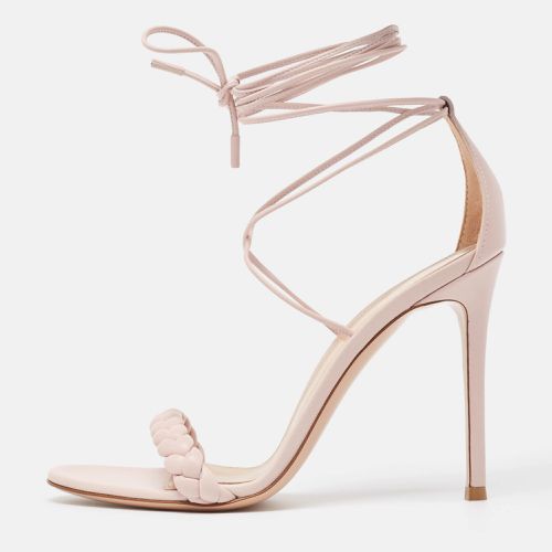 Braided Leather Leomi Sandals Size 39 - Gianvito Rossi - Modalova