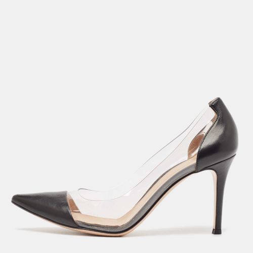 Leather and PVC Plexi Pumps Size 38.5 - Gianvito Rossi - Modalova