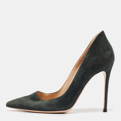 Suede Gianvito Pointed Toe Pumps Size 40 - Gianvito Rossi - Modalova