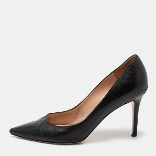 Leather Pointed-Toe Pumps Size 37 - Gianvito Rossi - Modalova