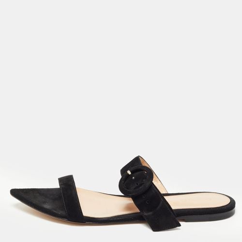 Suede Flat Slides Size 37.5 - Gianvito Rossi - Modalova