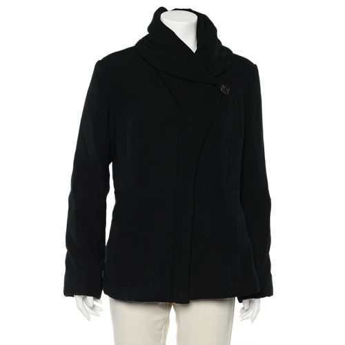 Quilted Oversized Collar Zip Front Jacket XL - Giorgio Armani - Modalova