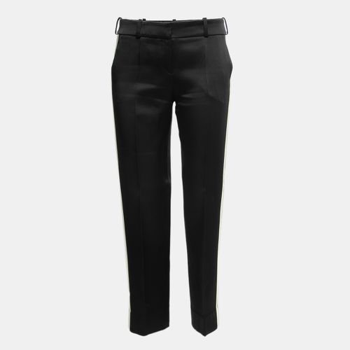 Satin Side Stripe Detail Trousers S - Giorgio Armani - Modalova