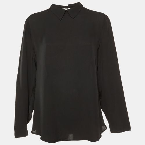 Silk Long Sleeve Blouse L - Giorgio Armani - Modalova