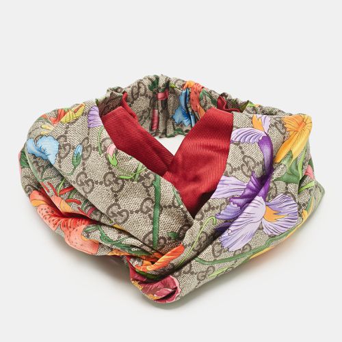 Flora Print Silk Headband M - Gucci - Modalova