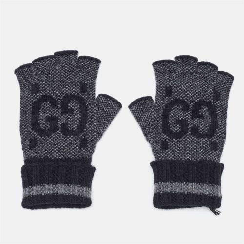 GG Cashmere Knit Fingerless Gloves S - Gucci - Modalova