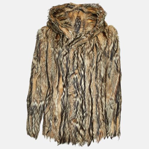 Real Fur Hooded Coat XXXL - Gucci - Modalova