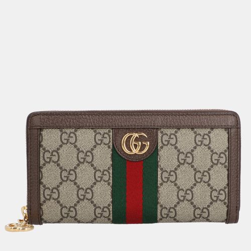 Canvas and Leather Ophidia Continental GG Supreme Continental Wallet - Gucci - Modalova