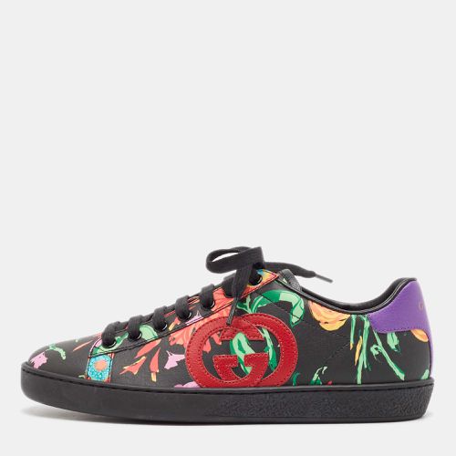 X Ken Scott Floral Leather Ace Sneakers Size 36.5 - Gucci - Modalova