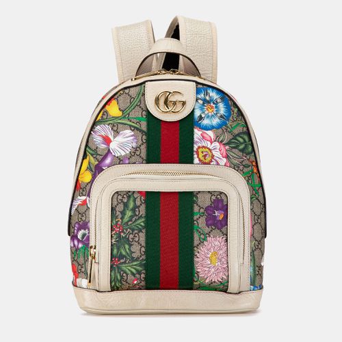 Multicolour GG Supreme Flora Ophidia Small Backpack - Gucci - Modalova