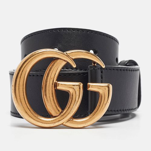 Leather GG Marmont Buckle Belt 80CM - Gucci - Modalova