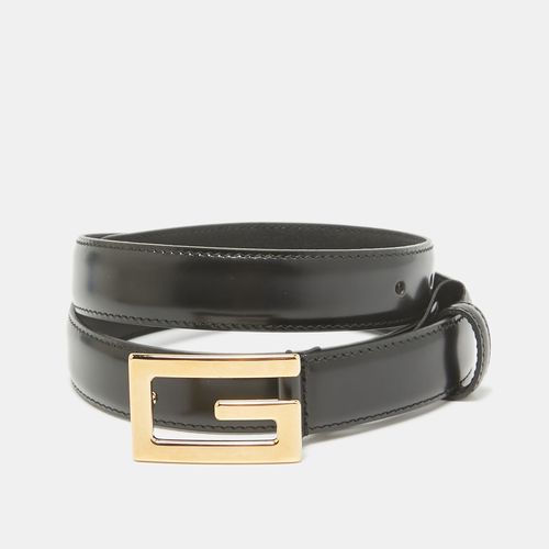 Leather G Buckle Belt 90CM - Gucci - Modalova