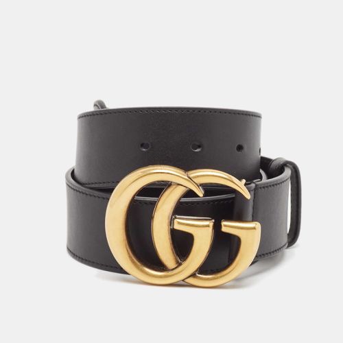 Leather GG Marmont Buckle Belt 70CM - Gucci - Modalova