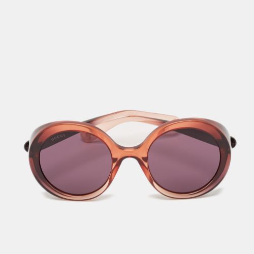 Purple GG0367S Frame Round Sunglasses - Gucci - Modalova