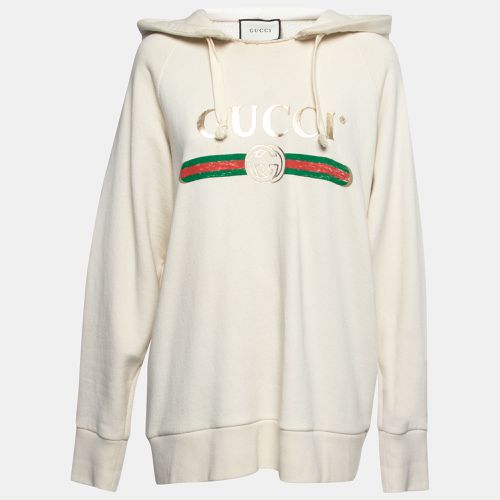 Cotton Blind for Love Dogs Embroidered Hooded Sweatshirt M - Gucci - Modalova