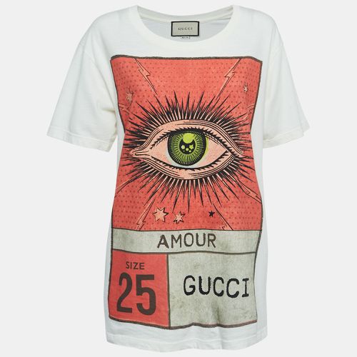 Off Graphic Print Cotton T-Shirt S - Gucci - Modalova