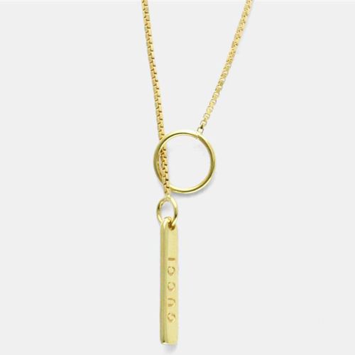 GG 18K Gold Lariat Necklace - Gucci - Modalova