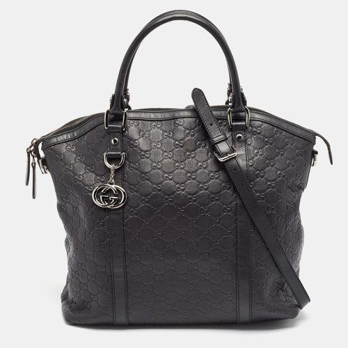 Ssima Leather GG Charm Dome Satchel - Gucci - Modalova