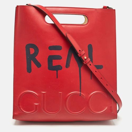 Gucci Red Leather Ghost Tote - Gucci - Modalova