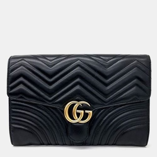 Gucci Marmont Matelasse Clutch - Gucci - Modalova