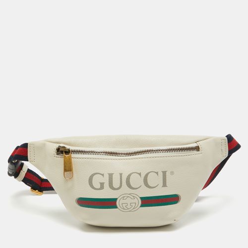 Off Leather Logo Web Belt Bag - Gucci - Modalova