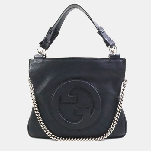 Leather Blondie Small Tote Bag - Gucci - Modalova