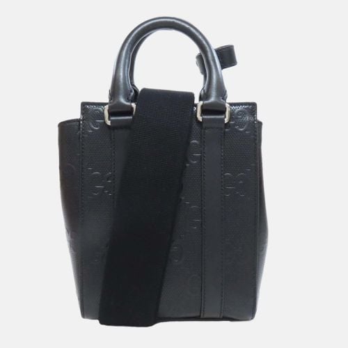 Calf leather GG embossed handbag - Gucci - Modalova