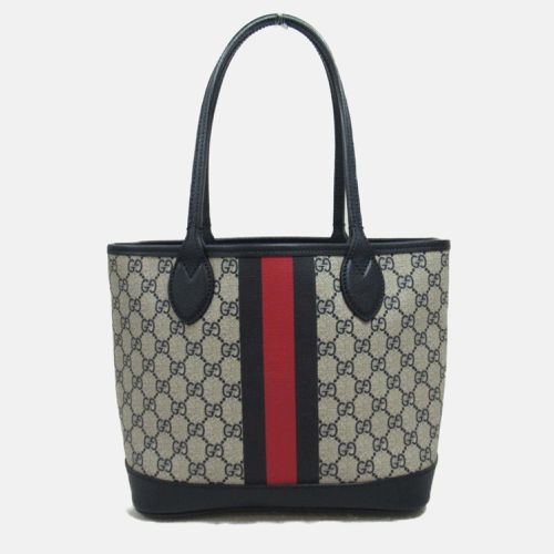 Black Canvas Leather GG Bag - Gucci - Modalova