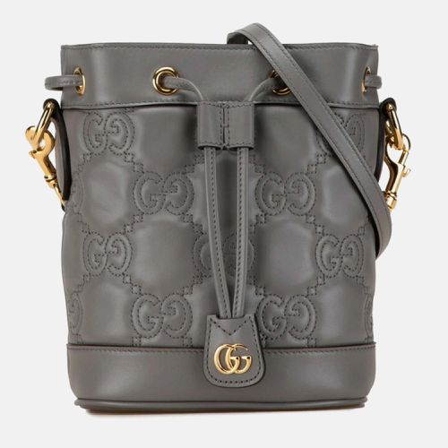 Leather GG Matelasse Bucket Bag - Gucci - Modalova