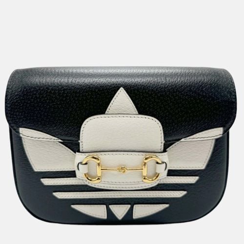 X Adidas White Gold Leather Shoulder Bag - Gucci - Modalova