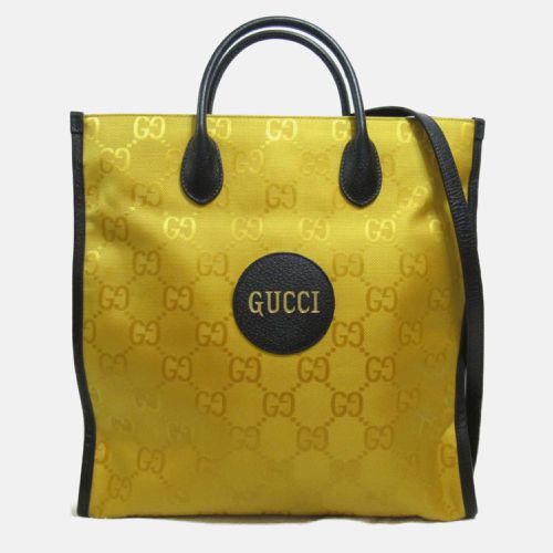 Yellow Leather Nylon GG Off the Grid Long Bag - Gucci - Modalova