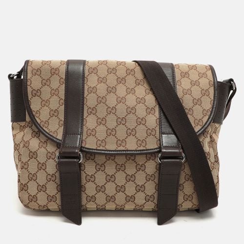 Ebony GG Canvas Messenger Bag - Gucci - Modalova