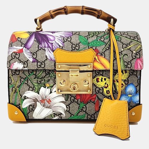 Flora Small Bamboo Shoulder Bag - Gucci - Modalova