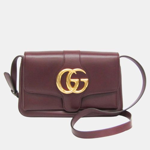 Bordeaux GG Marmont Ally Leather Shoulder Bag - Gucci - Modalova