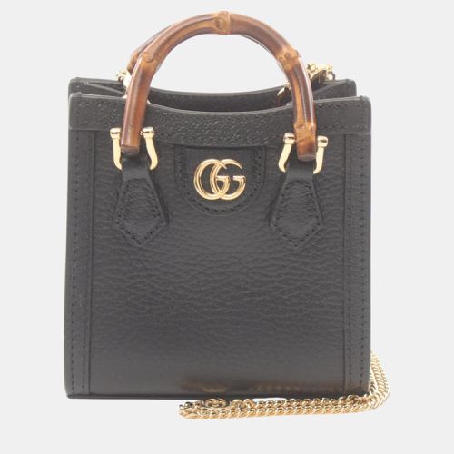 Leather Diana Super Bag Handbag - Gucci - Modalova