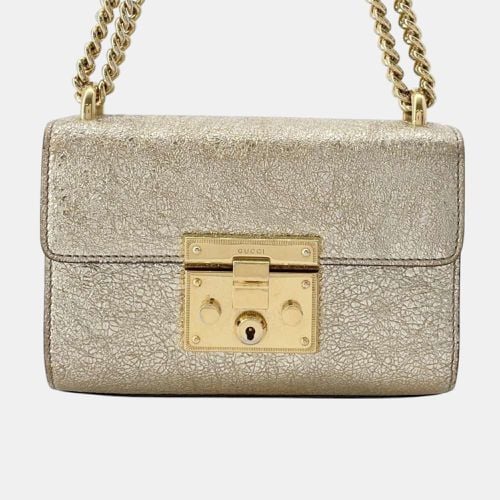 Padlock Double Chain Shoulder Bag - Gucci - Modalova