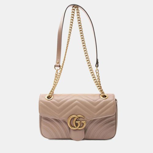 Leather GG Marmont Quilted Small Shoulder Bag - Gucci - Modalova