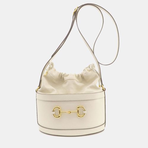 Leather Horsebit Bucket Tote Bag - Gucci - Modalova