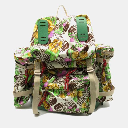 Nylon Leather Multicolor Backpack - Gucci - Modalova