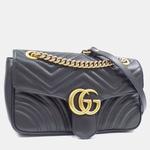 Leather GG Marmont Heart Chain Quilted Small Shoulder Bag - Gucci - Modalova