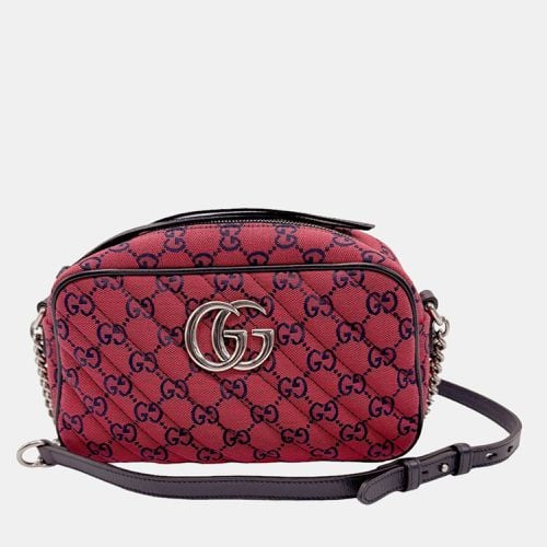 Canvas GG Marmont Shoulder Bag - Gucci - Modalova