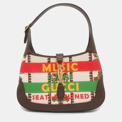 Canvas Leather Jackie 1961 Small Shoulder Bag - Gucci - Modalova