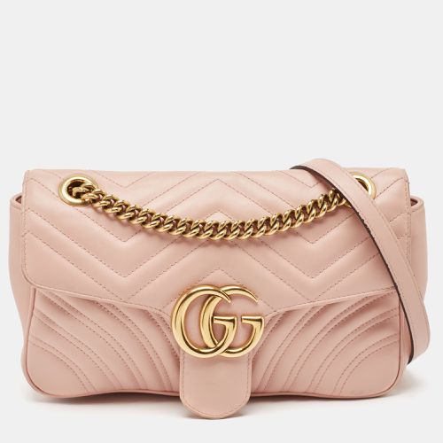 Matelassé Leather Small GG Marmont Shoulder Bag - Gucci - Modalova