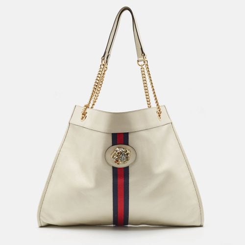 Off Leather Large Rajah Tote - Gucci - Modalova