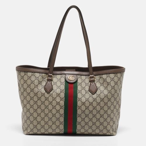 Ebony GG Supreme Canvas Medium Ophidia Tote - Gucci - Modalova